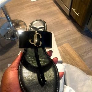 Jimmy Choo Logo Sandals